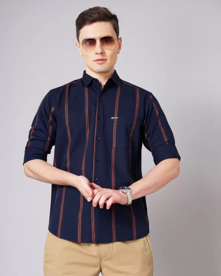 Over Size Shirt Men Light Blue Shirt - Image 2